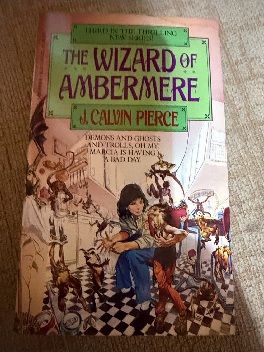 The Wizard of Ambermere Kids Book - Pink & Green Cover